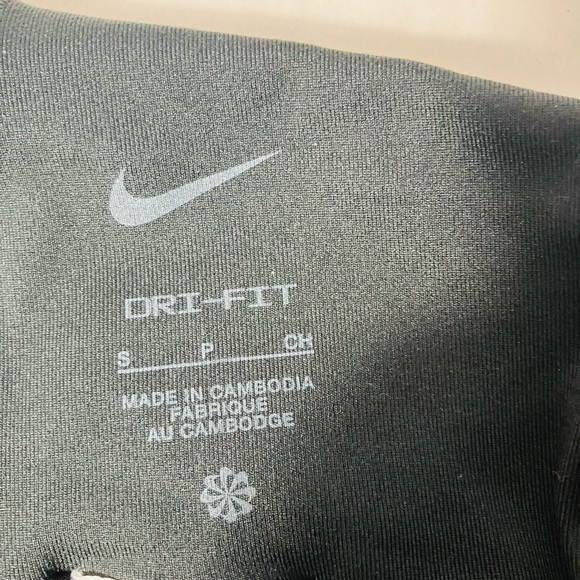 Nike Dri Fit Athletic Biker Shorts Sz Small‎ Black 7” Inseam Workout Casual - Picture 3 of 6